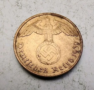 WWII German 2 Reichspfennig Coin - Drittes Reich Nazi Germany - #000 - Bild 1 von 2