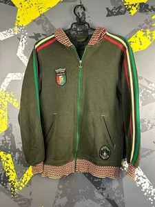 Kingston Jamaica Vintage Jacket With Zipped Hood Multicolor Adidas Men XS ig93 - Picture 1 of 11