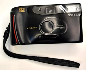 Fotocamera vintage Fuji DL-25 35 mm punta e scatta con obiettivo Fujinon obiettivo automatico difetto SM - Foto 1 di 4