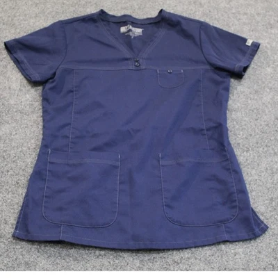 Blusa Médica Para Mujer Grey's Anatomy Barco Professional Wear Azul Marino Foto 1 de 4