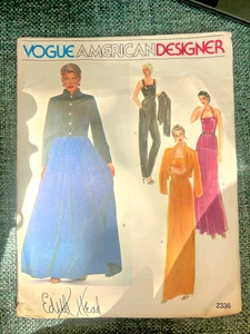 FREE SHIP! 2336 Vogue American Designer Edith Head Patterns Sz 10 Jacket Dress J - Picture 1 of 2