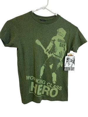 Camisa Green Day Para Hombre Mediana Verde Hard Rock Café Signature Serie 24 Gráfico Foto 1 de 4
