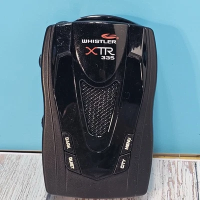 Whistler XTR-335  Alert Radar Detector. Tested No Power Cord Or Suction Cup - Image 1 of 4