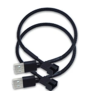 Computer Case Fan Conversion Cable Adapter Accessories Connect Wire for - Afbeelding 1 van 12