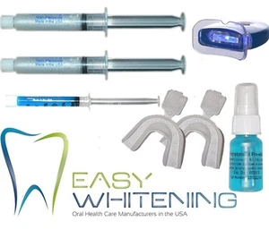 KIT BLANCHIMENT DES DENTS -LAMPE+ 2X10ML NON-PEROXYDE+REMINERALISANT+ACTIVATEUR - Picture 1 of 1