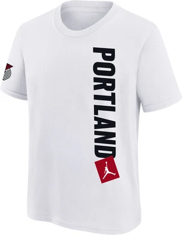 NWT youth M/medium Nike air Jordan Portland Trail Blazers Tee Shirt jumpman Cover
