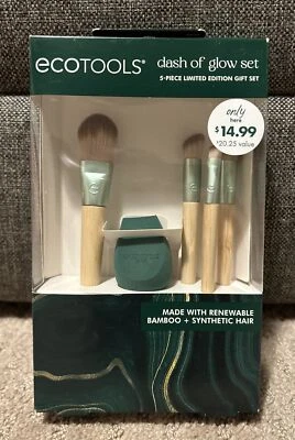 Eco Tools Dash of Glow 5-Piece Makeup Brush & Sponge Gift Set Limited Edition - Image 1 of 3