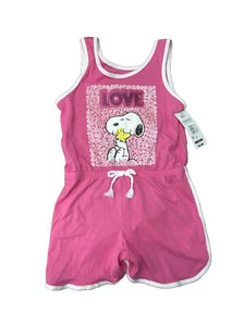 Garanimals 365 Mädchen Peanuts Snoopy & Woodstock Einteiler Shorts Tanktop Größe 7 - Bild 1 von 2