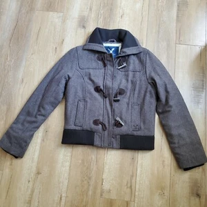 American Eagle Outfitters Wool Blend Toggle Jacket Bomber Women’s Size L - Picture 1 of 9