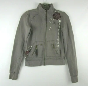 Billabong grauer Damen Pullover mit Reißverschluss Größe S   - Bild 1 von 6