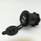12V Car Cigarette Lighter Socket Dual USB Charger Power Adapter Auto Accessories