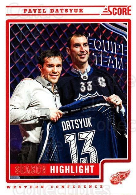 2012-13 Score #10 Pavel Datsyuk - Image 1 of 1
