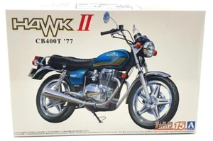 Aoshima 1/12 Scale Kit 15 - Honda Hawk II CB400T 1977 - Picture 1 of 5