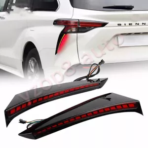 21 Toyota Sienna Drive Brake DRL Modified Rear Bumper Reflector Side Column Lamp - Picture 1 of 9