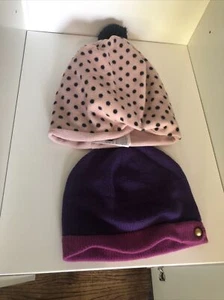 Lot 2 babyGap Winter Hats Knit Beanie (S-M) 4/5 Outdoor Accessories Girls Baby - Picture 1 of 8