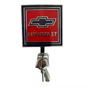 Brand New CHROME Fit 1979-1980 Chevrolet Silverado C10 Pickup Truck Hood Emblem - Picture 1 of 6