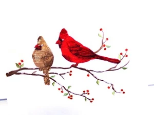CORREDOR DE MESA CARDINAL INVIERNO INSPIRADO TESORO DE NAVIDAD DE COLECCIÓN - Imagen 1 de 5