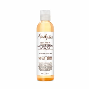 Daily Hydration Body Oil Virgin Coconut Oil for Dry Skin Paraben Free 8 Oz - Picture 1 of 12