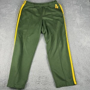 Nike Track Pants Men's XL Green Cotton Drawstring Athletic Sportswear Ankle Zip - Picture 1 of 16