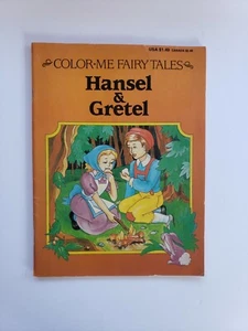 Color Me Fairy Tales ~ Hansel and Gretel Coloring Book Vintage 1991 - Picture 1 of 11