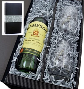 Präsentkarton mit Jameson Whiskey 40% 0,7l und 2 Whisky Gläser - Set - Bild 1 von 5