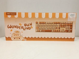 Akko X Monsgeek Bun Wonderland MG108B V3 Pro Mechanical Gaming Keyboard - Picture 1 of 7