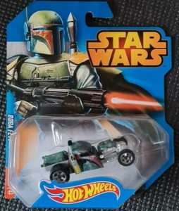 HOTWHEELS Character Car Diecast - STAR WARS 2014 - #10 BOBA FETT - Picture 1 of 2