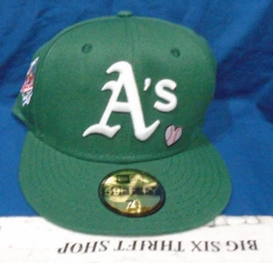 Gorra ajustada Oakland Athletics New Era 59Fifty Heart Love Hustle Serie Mundial - Imagen 1 de 6