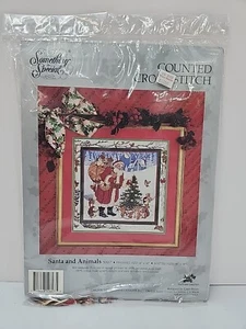 Sehr guter Weihnachtsmann gezähltes Kreuzstich-Set Candamar etwas Besonderes - Tiere neu aus altem Lagerbestand - Bild 1 von 4