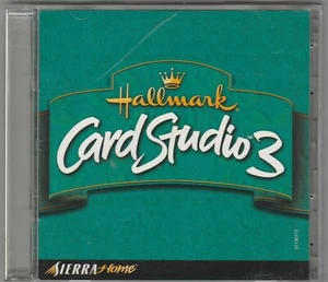 Hallmark Card Studio 3 PC CD-Rom by Sierra Home for Windows 95/98/2000/ME/NT - Picture 1 of 2