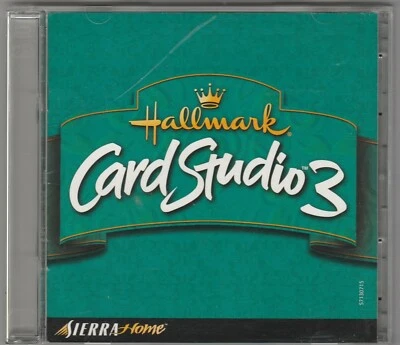 Hallmark Card Studio 3 PC CD-Rom by Sierra Home for Windows 95/98/2000/ME/NT - Image 1 of 2