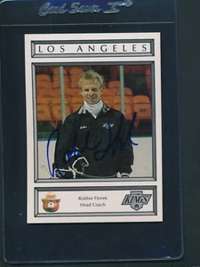 1988/89 Smokey Bear LA Kings Robbie Ftorek auto firmata *C6636 - Foto 1 di 1