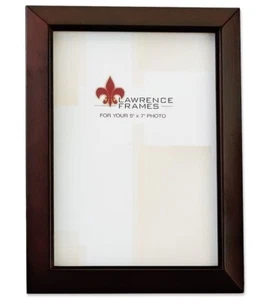 Cornici Lawrence - Cornice portafoto in noce per foto 5 pollici x 7 pollici - stile 725157 - Foto 1 di 3