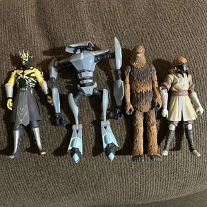 Star Wars Clone Wars Figures Lot of 4 Hasbro, See Description for Identities - Picture 1 of 10
