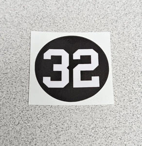 NFL Cleveland Browns Jim Brown tribute Decal Football Helmet Full Size - Picture 1 of 2