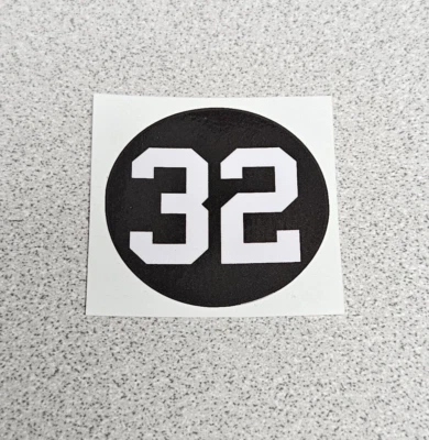 NFL Cleveland Browns Jim Brown tributo calcomanía casco de fútbol americano tamaño completo Foto 1 de 2