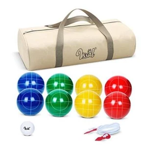 Bocce Balls Sets 90mm for Family Backyard Bocci Games Beach Lawn Yard Kids, - Picture 1 of 7
