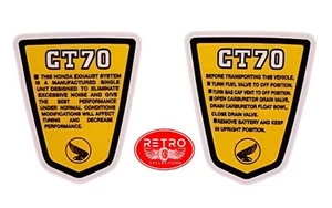 1973 Honda CT70 Frame Side Decal Set - Bild 1 von 9