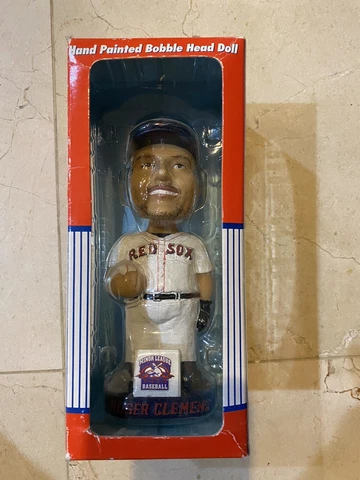MLB Genuine Merchandise Hand Painted Bobble Head Doll Roger Clemens NY Yankees Cover