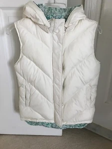 Gap Girls Vest XL (14) in Ivory; Reversible with Hood; Good & Clean. - Picture 1 of 3