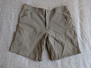 Kuhl Shorts Men 38 Gray Stretch Renegade Hiking Nylon 9" Inseam Cargo Pockets - Picture 1 of 13