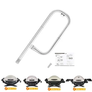 60040 69957 Grill Burner Tube Replacement for Weber Q100 Q120 Q1000 Q1200 Baby Q - Picture 1 of 18