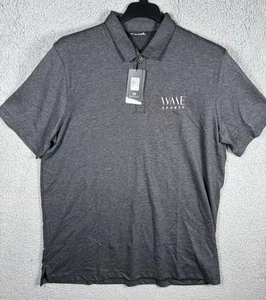 Travis Mathew Polo Shirt Mens XXL 2XL Gray Stretch Pima Cotton Golf NWT - Picture 1 of 12