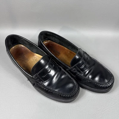Bass Weejuns Penny Loafers Katherine II Shoes Womens SZ 5.5 Black Preppy - Image 1 of 4