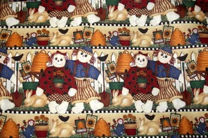 FALL RAGGEDY ANN AND ANDY BY DEBBIE MUMM - 100% COTTON FABRIC - Picture 1 of 4