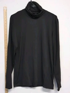 Shein Men’s Turtleneck Sweater Long Sleeves Pullover Shirt Size M Black (30112) - Picture 1 of 6