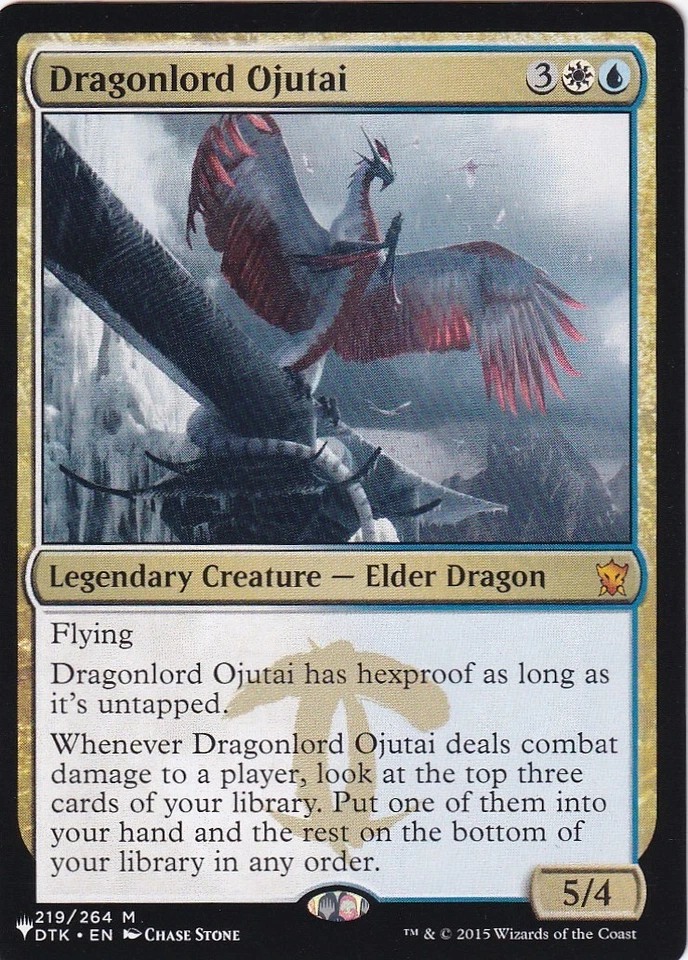MTG Dragonlord Ojutai English DTK - Image 1 of 1
