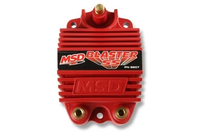 MSD 8207 Universal Red Epoxy Blaster SS 40,000 Voltage 300 mA Ignition Coil - Image 1 of 4