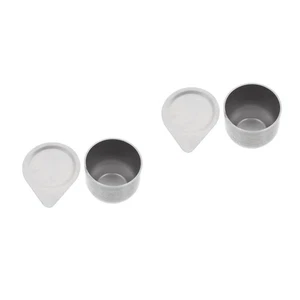 Set 2 Crogioli resistenti alle alte temperature con coperchio pratico ferro da stiro - Foto 1 di 12