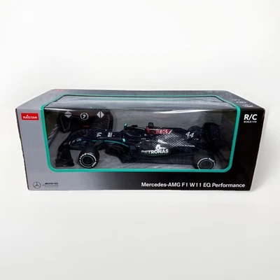 1:18 Rastar Mercedes-Benz AMG W11 EQ F1 RC Car Remote Control Formula 1 Racing - Image 1 of 4